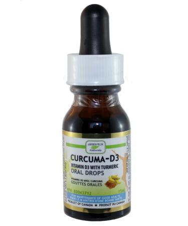 Vitamin D3 Oral Drops with Turmeric- Curcuma D3 Oral Drops (200IU/Drop): NPN 80043712