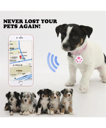 Mini GPS Tracker for Pets & Kids - Waterproof Bluetooth Pet Locator - Smart Key Finder for Dogs Cats Wallets & Luggage - Portable Loss Prevention Device in Pink - Buy Online on GoSupps.com