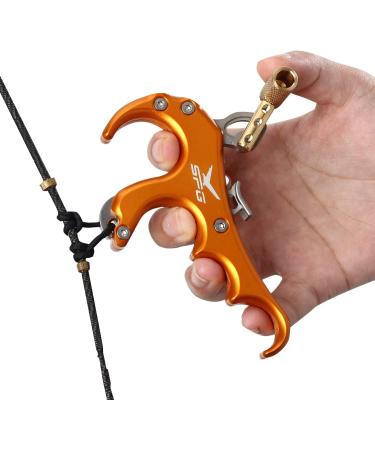 FENJANER Archery Compound Bow Release Aid - Gold | Outdoor Shooting Accessory - Buy Online on GoSupps.com