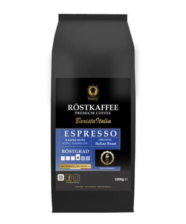 D bley "Barista Italia" ESPRESSO - Coffee Beans - Hand Roasted and Made in Germany - 1000 g