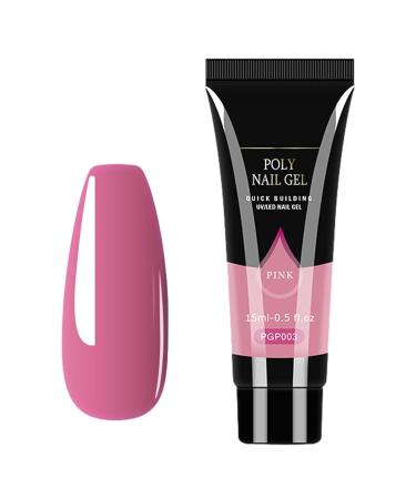 Nail Tip Extension Gel Glue - Professional LED Hard Gel Builder Nail Extension Nail Gel Professional Easy to Use Long-Lasting Art Nail Glue for Salon Easy DIY at Home for Natural Wobblo - Buy Online on GoSupps.com