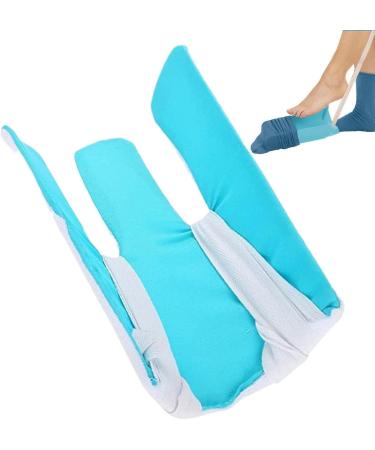 Sock Aid No Bending Stocking Slider Easy on Sock Aid Tool | Comfortable and Professional Sock Aid for Seniors Disabled Shakven Lake Blue - Buy Online on GoSupps.com