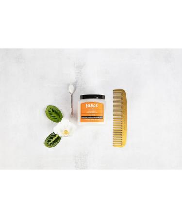 SAUCE BEAUTY Crème Brulee Curling Custard - Curl-Defining Cream for Wavy-Coily Hair | 10.5 Fl Oz | Moisturizing Formula with Cocoa Butter Coconut Oil & Tangerine Oil - Buy Online on GoSupps.com