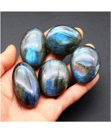 for Natural Labradorite Quartz Crystal Polished Palm Stone Ore Rock Reiki Specimen 40-50mm Stone Mineral Specimen - Buy Online on GoSupps.com