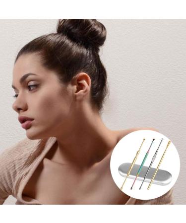 6PCS Stainless Steel Ear Picking Tool Set - Spiral Earpicks & Ear Cleaning Spoons for Effective Ear Hygiene - International Shipping Available - Buy Online on GoSupps.com