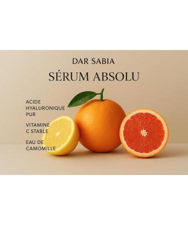  DAR SABIA Anti-Aging Face Serum 30 ml - Pure Hyaluronic Acid 100% + Vitamins C B3 & B5 - Organic Moisturizing and Firming - Top 1 Anti-Wrinkle and Concealer Care - Buy Online on GoSupps.com