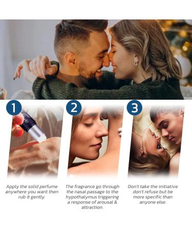 Raw Pheromone Roll-On Solid Cologne Perfume 2Pcs Attract Formula Long Lasting Light Fragrance Pocket Perfume Balm With 4 Scents for Men Increasing Attraction (Bad Boy 2Pcs) - Buy Online on GoSupps.com