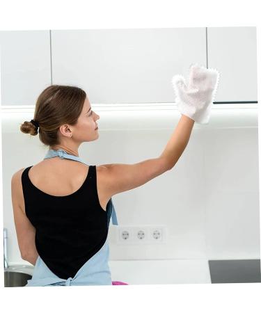 Cleaning Gloves 20Pcs Strong Cleaning Wet & Dry Cotton Dusting Gloves Free Size Washable Reusable Cleaning Gloves for Home Office Kitchen - Buy Online on GoSupps.com