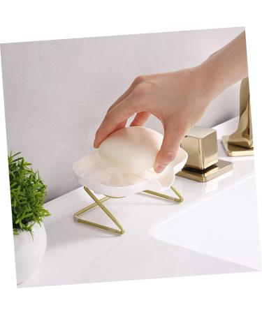 Anneome 1set Soap Drain Box Bar Soap Holder Travel Soap Holder Soap Drainer Soap Drip Kitchen Soap Rack Soap Case Ceramic Travel Container Sink Soap Holder Draining Soap Drain Rack Pp Tray - Buy Online on GoSupps.com