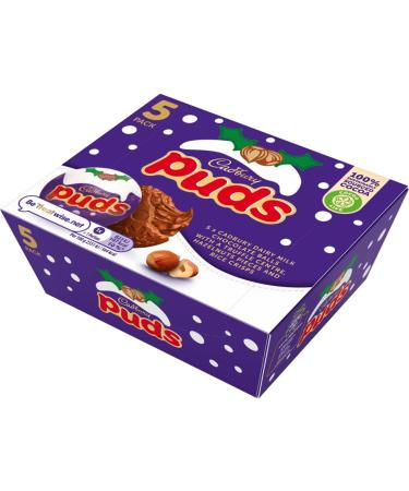  Cadbury Cadbury 5 x Milk Chocolate Puds 175g - Christmas Present Birthday Gift Official Gift - Buy Online on GoSupps.com