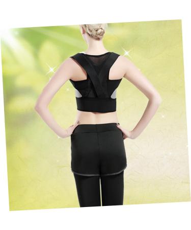 FRCOLOR Humpback Correction Belt | Best Posture Corrector & Shoulder Support Brace - Black - Buy Online on GoSupps.com