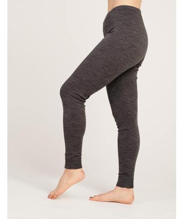 LAPASA Women's 100% Merino Wool Base Layer 250g Midweight Thermal Pants - X-Large Dark Heather Gray - Buy Online on GoSupps.com