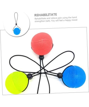 Frcolor 4-Piece Handle Ball Set for Finger Exercises | Mallet Finger & Baoding Balls | TPE Fitness Power Coach for Adults - Buy Online on GoSupps.com
