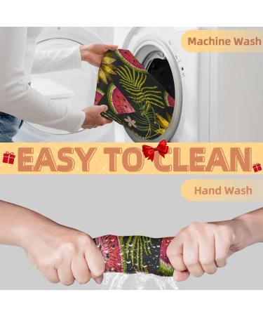 Watermelon Flower Beard Bib Apron for Men | Non-Stick Waterproof Grooming Cape with 2 Suction Cups - Perfect Gift for Shaving & Trimming - Buy Online on GoSupps.com