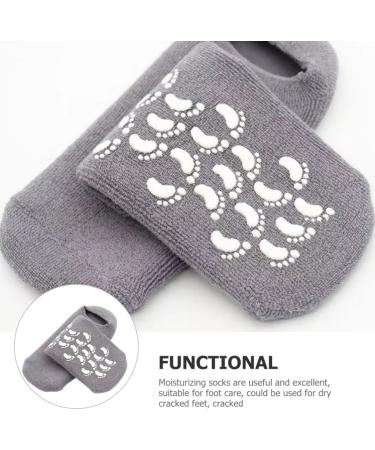 1 Pair Moisturizing Socks for Foot Lotion Socks Cracked Heel Socks Gel Sleeping Socks Hydrating Socks Household Foot Care Facial Mask Aldult Polyester Women's - Buy Online on GoSupps.com