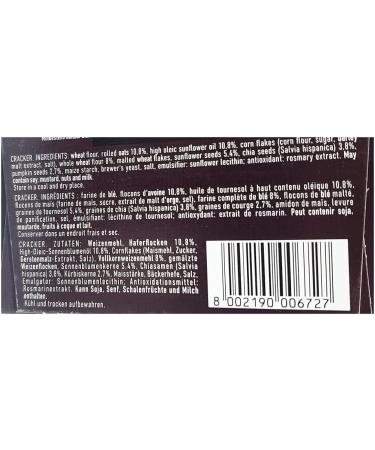 Galbusera BelleBuone Whole Grain Crackers with Oats and Seed Mix (5 x 40 g) 200 g Pack of 12 - Buy Online on GoSupps.com