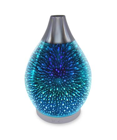 Candle brothers electrical aroma diffuser with LED function for your home - diffuse Heby - the air freshener with play of colors for the office bedroom living room