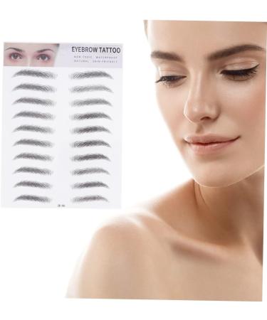 FOMIYES 6 Pcs 3d Eyebrow Stickers Waterproof Suit Natural Imitation Eyebrow Template 6d Eyebrow Trimming - Buy Online on GoSupps.com