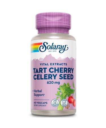 Solaray Tart Cherry Celery Seed 620 mg 60 VegCaps
