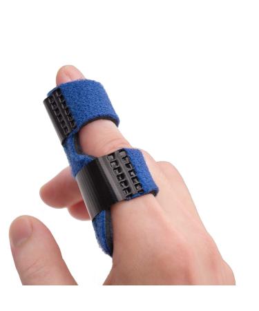 Trigger Finger Splints  Finger Brace for Pain Relief Sport Injuries  Basketball  Senior Tendon Release Blue