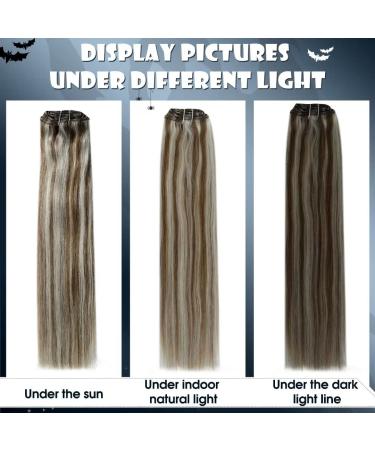 Shop Hetto Clip-in Remy Human Hair Extensions - Blonde Highlights #10/613 - 100g 50cm | Smooth Real Hair for Stunning Volume - Buy Online on GoSupps.com