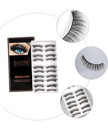 Beaupretty 30 Pairs Fake Eyelashes Dense Eyelashes False Eyelashes Cosmetic Drama Lashes False Lashes Fake Lashes Fluffy Eyelashes Crutches Handle Pads Rapid Natural Chemical Fiber Extend 3d - Buy Online on GoSupps.com