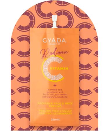 GYADA COSMETICS Radiance Face & Neck Peeling peeling for face and neck stimulates cell phone spare part contrast dark spots signs of aging and expression symptoms based on vitamin C 25 ml - Buy Online on GoSupps.com