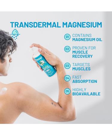 Magnesium Body Lotion | Topical Magnesium Chloride Supplement for Muscle Recovery | Magnesium Oil helps Relax Muscles Recover from Spasms Cramps Fitness & Sports | 250 ml - Buy Online on GoSupps.com