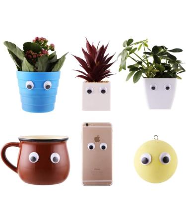 Sowaka 80 Pcs 20mm Self Adhesive Wiggle Googly Eyes Stickers - Small Round Wobbly Eyes for Crafts, DIY, Kids Projects - Toy Accessories & Scrapbooking - Buy Online on GoSupps.com