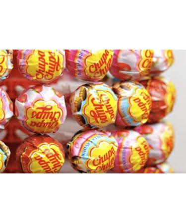 Chupa Chups The Best of Lollipops | 12's Lollies per Pack (144g) | Assorted Flavours: strawberry apple cola and strawberry-cream. - Buy Online on GoSupps.com