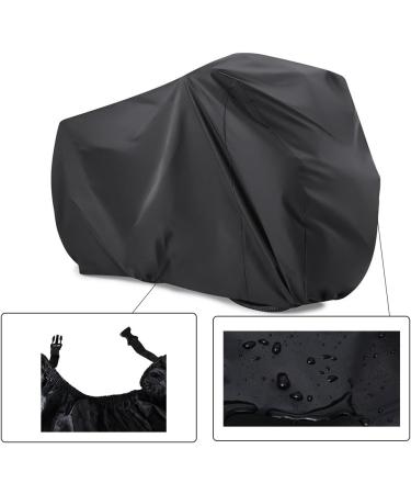 Viaky Waterproof Bicycle Cover for Two Bikes | Outdoor Rain & UV Protection | Anti-Dust with Lock Hole | Black - Buy Online on GoSupps.com
