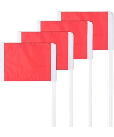 Champion Sports Spring Loaded Steel Base Soccer Corner Flags Red  One Size - Buy Online on GoSupps.com