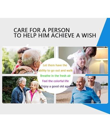 Elderly Crutches Lightweight Fishing Rods with Ergonomic Wooden Handle 10 Height Adjustable Crutches/Crutches for Older Men Women's Wound Stick with Non Slip Base Gray Old Seniors Lucky Star - Buy Online on GoSupps.com