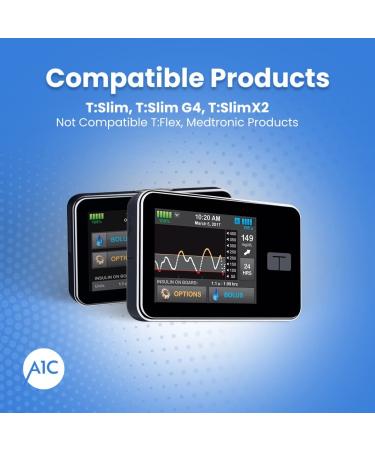 Insulin Pump Case for T-Slim Diabetes Pump - Secure Positive Lock & 360 Rotation - Enhanced Reliability - Easy Program, Refill & Recharge - Clip Holder Design - Buy Online on GoSupps.com