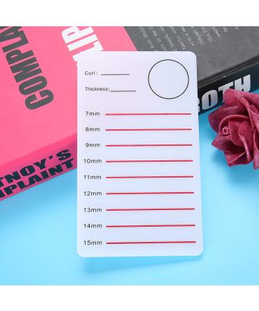 Eyelash Extensions Tray - Black Mink False Lashes Holder for Salon Use | Premium Plastic Eyelash Stand Pallet (02 - Buy Online on GoSupps.com