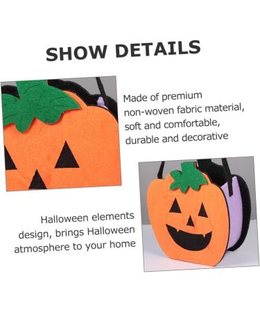 ABOOFAN 4pcs Halloween Candy Bag Decor Halloweengift Bags Adorable Cartoon Bag Child Pumpkin Portable - Buy Online on GoSupps.com