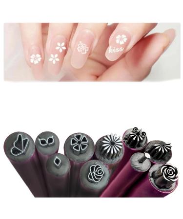 6/10PCS Nail Art Stamp Pen Set Nail Graffiti Nail Art Dotting Tools DIY Nail Art Dotting Tools Women Girls Home DIY Nail (10pcs)