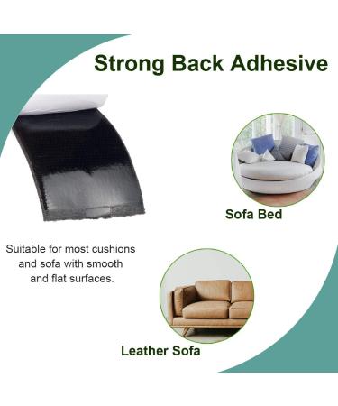 TEUVO Couch Cushion Non Slip Pads to Keep Couch Cushions from Sliding  Hook and Loop Tape with Adhesive for Smooth Surfaces  2m Long and 11cm Wide Tape with Adhesive 11 CM * 2M - Buy Online on GoSupps.com