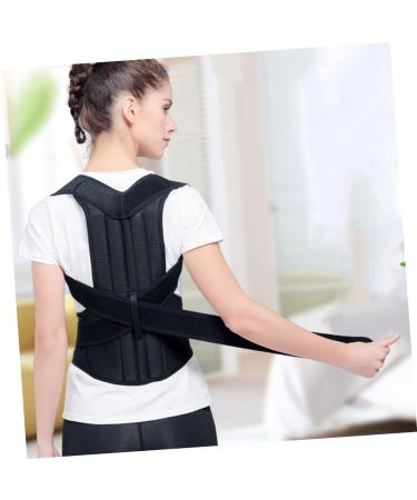 Buy Healifty Adjustable Straps Lumbar Support Posture Brace for Men & Women - XXL Black - Best Support Belt for Improved Posture & Comfort - Buy Online on GoSupps.com