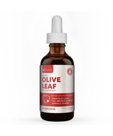 Active Olive Leaf - Advanced Olive Leaf Extract - Naturally Occurring Oleuropein - Liquid Delivery for Better Absorption - Immune & Heart Support
