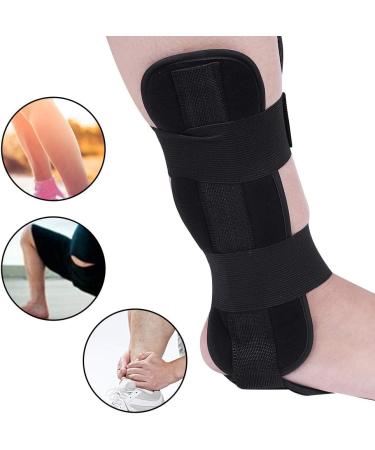 Breathable Foot Drop Orthosis & Adjustable Ankle Support Brace for Sprains | Compression Ankle Braces for Sports & Arthritis Recovery - Black (S - Buy Online on GoSupps.com