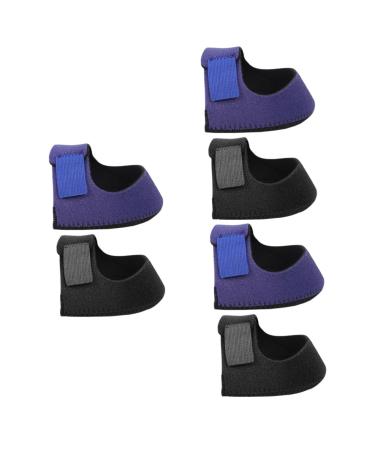 FRCOLOR 6 Pcs Heel Protector Heel Support for Cracked Protective Heel Support Keep Warm Heel Sleeve Sole Protectors Heel Guards Achilles Tendonitis Brace Feet Covers Gel Breathable