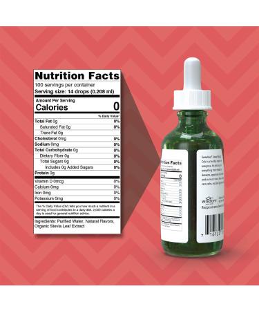 Wisdom Natural SweetLeaf Sweet Drops Stevia Cola - 2 fl oz (60 ml) | All-Natural Sweetener - Buy Online on GoSupps.com