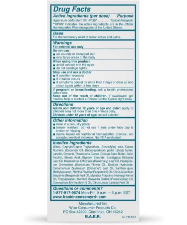Frankincense & Myrrh Arthritis Pain Therapy Lotion - Fast Acting Relief Cream, Hydrating Skin Repair - 3oz - Buy Online on GoSupps.com
