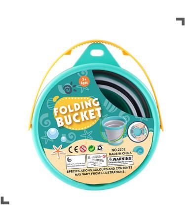 Foldable Pail Bucket | Sand Pail - Beach Bucket Sand Buckets Folding Bucket Easter Bucket for Kids Camping Frifer - Buy Online on GoSupps.com