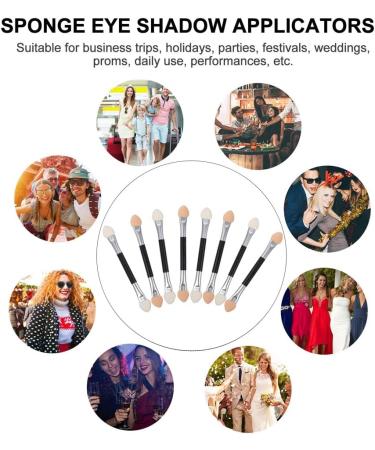 30pcs Eye Shadow Stick Silicone Makeup Sponge Shadow Brush Eyeshadow Makeup Accessories Mini Girl - Buy Online on GoSupps.com