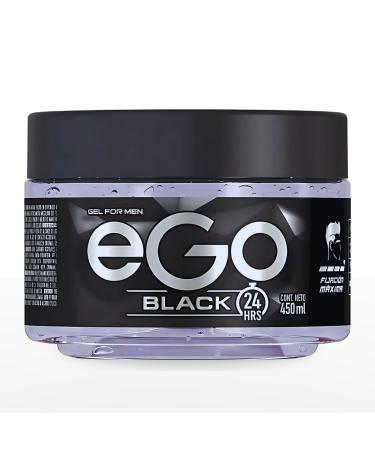 Gel eGo Black 450 ML Gel Exclusively Made for Men with Irresistible Fragrance for Her (BLACK 450ML) Clear