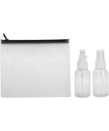 HURRISE Spray Bottle Portable Lotion Bottle Transparent Light Weight Refillable Lotion Bottle Durable for Travel Home Outdoor - Buy Online on GoSupps.com
