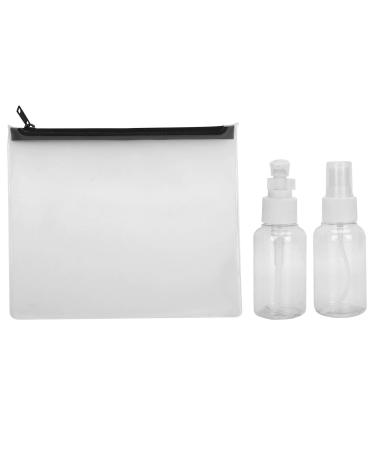 Travel Toiletry Bottles Portable Empty Spray Bottle Refillable Toner Lotion Bottle with Storage Bag for Outdoor Travel