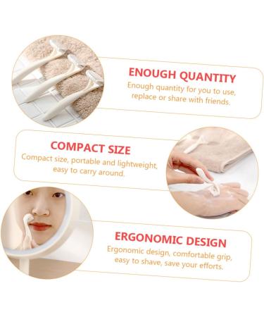 Minkissy Mini Razor Bikini Hair Trimmer - Rustproof Steel Hair Removal Tool for Women - Buy Online on GoSupps.com